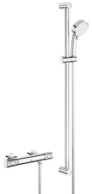 Grohe Grohtherm 1000 Performance Termostatik duş bataryası / duş seti dahil - 34784000 - 1