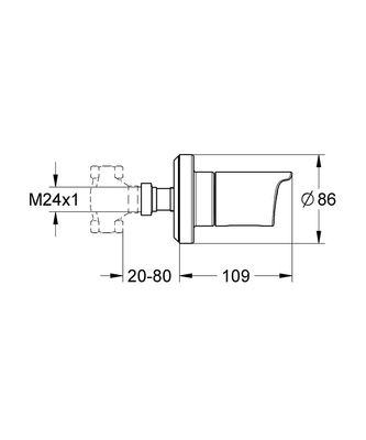 Grohe Grohtherm 2000 Ankastre Stop Valf - 19243001 - 2