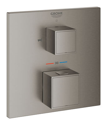 Grohe Grohtherm Cube Çift yönlü ankastre termostatik banyo bataryası - 24155AL0 - 1