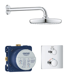 Grohe Grohtherm Duş seti, tempesta 210 tepe duşu ile - 34728000 - 1