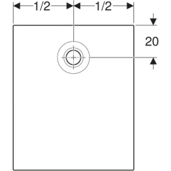 Geberit Nemea, 140 x 80 cm - 3