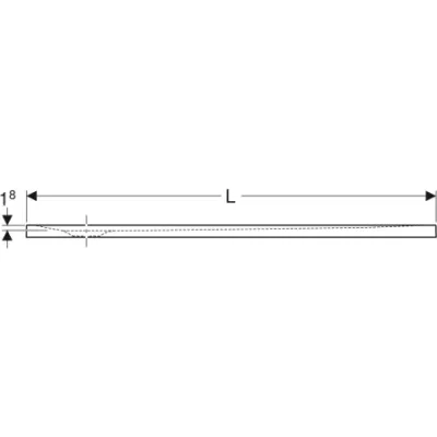 Geberit Olona, 100 x 90 cm - 4