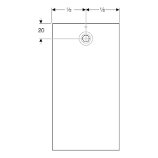 Geberit Olona, 120 x 80 cm - 2