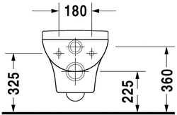 Duravit Puravida Asma Klozet (Yavaş Kapanır Kapak Dahil) - 2219390075 - 4