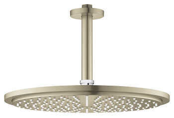 Grohe Rainshower Cosmopolitan 310 Tek Akışlı Tepe Duşu Seti 142 Mm, Brushed Warm Sunset, Brushed Nickel - 26067EN0 - 1