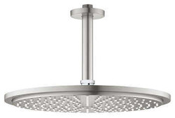 Grohe Rainshower Cosmopolitan 310 Tek Akışlı Tepe Duşu Seti 142 Mm, Paslanmaz Çelik - 26067DC0 - 1