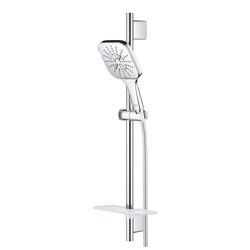 Grohe RainShower SmartActive 130 Cube 3 Akışlı Sürgülü Duş Seti - 26584000 - 3