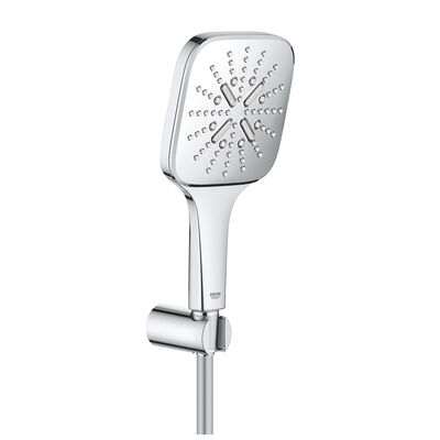 Grohe RainShower SmartActive 130 Cube 3 Akışlı Sürgülü El Duş Seti - 26589000 - 1