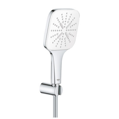 Grohe RainShower SmartActive 130 Cube 3 Akışlı Sürgülü El Duş Seti Ay Beyazı - 26589LS0 - 1