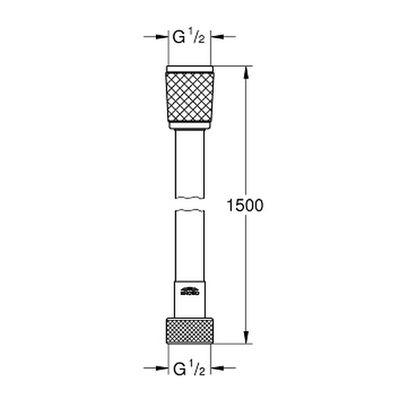 Grohe Rotaflex Duş Hortumu - 28409001 - 2