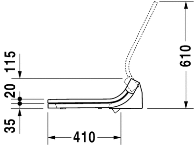 Duravit SensoWash Starck C Klozet Kapağı - 610001002000300 - 3