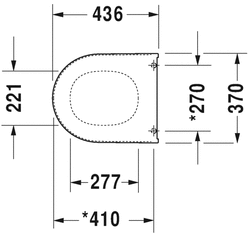 Duravit Starck 3 Klozet Kapağı - 0063810095 - 2