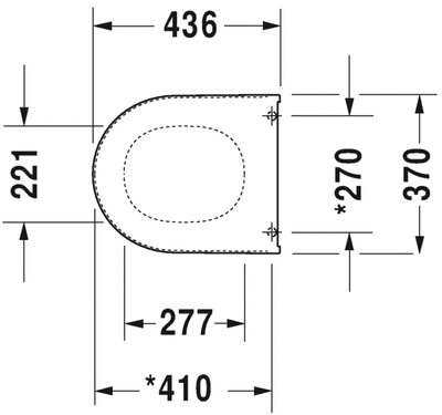 Duravit Starck 3 Klozet Kapağı - 0063810095 - 2