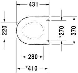 Duravit Starck 3 Soft Klozet Kapağı - 0063890095 - 2