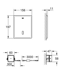 Grohe Tectron Skate Fotoselli Kumanda Paneli - 38698SD1 - 2