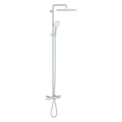 Grohe Tempesta Cube 250 Duş Sistemi Termostatik Banyo Bataryalı - 26691001 - 1