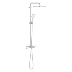 Grohe Tempesta System 250 Cube Duvara monte termostatik banyo bataryalı duş sistemi - 26975001 - 1